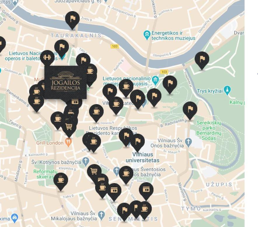 וילנה Jogailos Residence Peaceful Old Town Luxury 3 Bdr, 2 Bthr, Free Garage, Top-Speed Wifi מראה חיצוני תמונה
